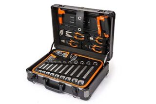 TOOL SET KENDO ALUMINUM CASE 124 PIECE