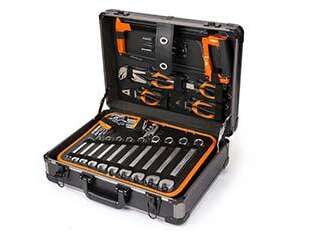 TOOL SET KENDO ALUMINUM CASE 124 PIECE