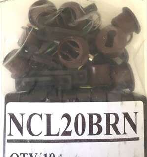 LOCK CUPBOARD LOCK PLASTIC BROWN 1 KEY NC/20BRN
