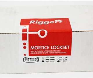 LOCKSET MORTICE 4L CP SABS BOX