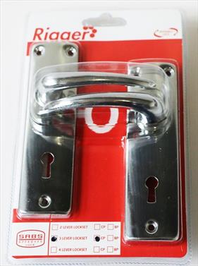 LOCKSET MORTICE 2L CP SABS BLISTER