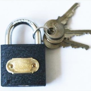 LOCK PADLOCK TRICIRCLE IRON 32MM K/ALIKE 363KA