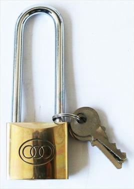LOCK PADLOCK TRICIRCLE BRASS 38MM L/SHACK 264L