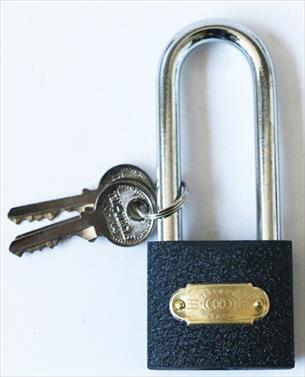 LOCK PADLOCK TRICIRCLE IRON 50MM L/SHACK 365L