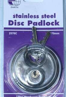 PADLOCK DISCUS TYPE 70MM THD70