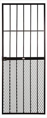 SECURITY GATE P/COATED BLACK NEDER 813X2032