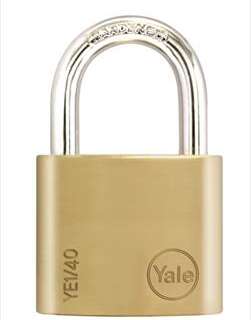 PADLOCK SOLID BR 30MM YALE BLISTER YE1/30/115/1