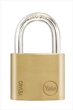 PADLOCK SOLID BR 30MM YALE BLISTER YE1/30/115/1