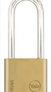 Padlock Solid Br L/Shackle  50Mm Yale Blister Ye1/50/166/1
