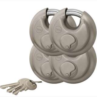 Padlock Discus 70Mm Quad Yale Blister Ye130/70/165/4