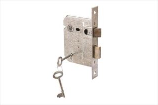 Lock Mortice 2 Lever Body Only Esco E2Llbss-Bl