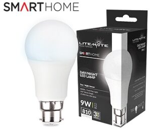LED LITEMATE A60 9W B22 DAY/NIGHT SENSOR