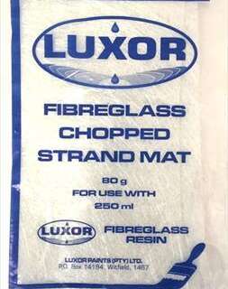 FIBRE GLASS CHOPPED MAT PREPACK   80G LUXOR
