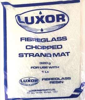 FIBRE GLASS CHOPPED MAT PREPACK  320G LUXOR