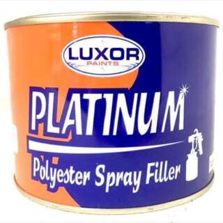 Body Filler Spray Platinum Spray Grey 1.0Lt Luxor