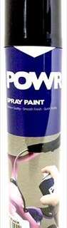 PAINT SPRAY STD BLACK BUMPER 300ML POWR