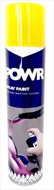 PAINT SPRAY STD YELLOW CANARY 300ML POWR