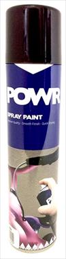 PAINT SPRAY STD BROWN DARK 300ML POWR