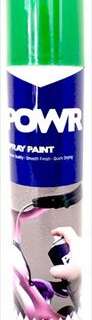 PAINT SPRAY STD GREEN GRASS 300ML POWR