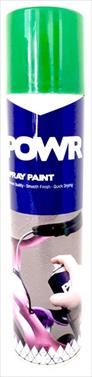PAINT SPRAY STD GREEN GRASS 300ML POWR