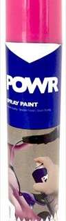 PAINT SPRAY STD PINK HOT 300ML POWR