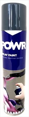 PAINT SPRAY STD GREY MACHINERY 300ML POWR