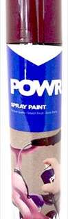 PAINT SPRAY STD MAROON 300ML POWR