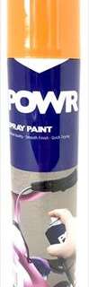 PAINT SPRAY STD ORANGE 300ML POWR