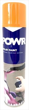 PAINT SPRAY STD ORANGE 300ML POWR