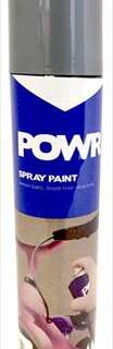 PAINT SPRAY METAL ALUMINIUM 300ML POWR