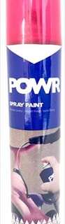 PAINT SPRAY METAL RED 300ML POWR