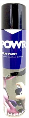 PAINT SPRAY HEAT BLACK 300ML POWR
