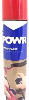 PAINT SPRAY FLUO RED 300ML POWR