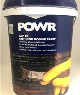 Paint Anti Corrosive Black 20Ltr Powr