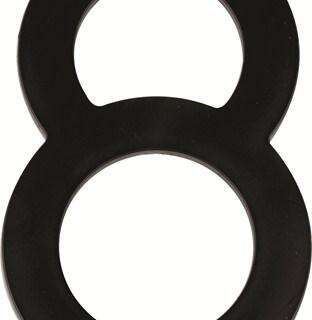Mackie Numeral Pvc Black 200Mm No.8