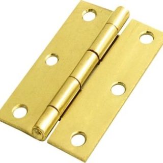 MACKIE HINGE BUTT BR/P  65MM 1PR