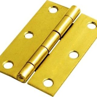 MACKIE HINGE BUTT BR/P  75MM 1PR