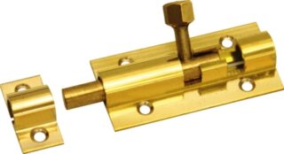 Mackie Bolt Barrel Str S/Brass  50Mm 1Pc