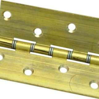 MACKIE HINGE BUTT S/BR STL PIN 100X75 PR