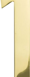 Mackie Numeral Solid Brass 152Mm No.1