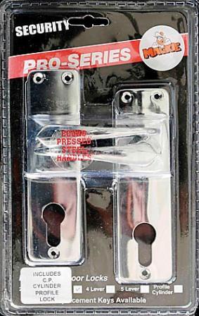MACKIE LOCKSET CP HNDL POR CYL