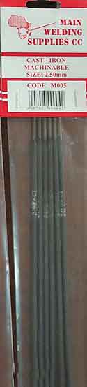 MATWELD P/P RODS CAST IRON 2.5MM P/6