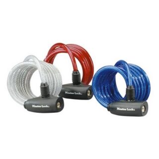 MASTER CABLE LOCK 1.2MX8MM CLRS 300019