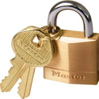 MASTER PADLOCK BRASS 30MM P/1 205329
