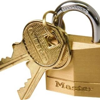 MASTER PADLOCK BRASS 30MM P/1 K/A 600045