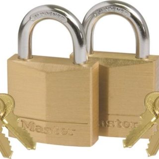 MASTER PADLOCK BRASS 30MM P/4 K/A 205772