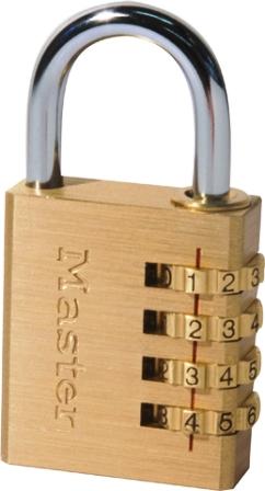 MASTER PADLOCK COMB BRASS 40MM 300060