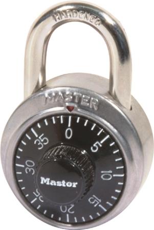 Padlock Master 48Mm Comb S/Steel 20-5386
