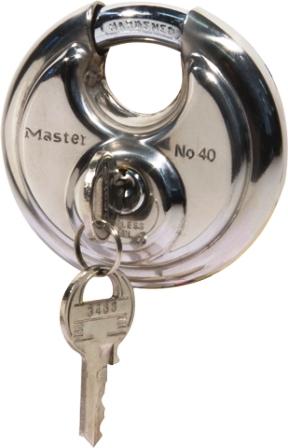 MASTER PADLOCK S/S 70MM DISCUS 205394