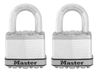 MASTER PADLOCK LAMI STEEL 50MM P/2 2K/A